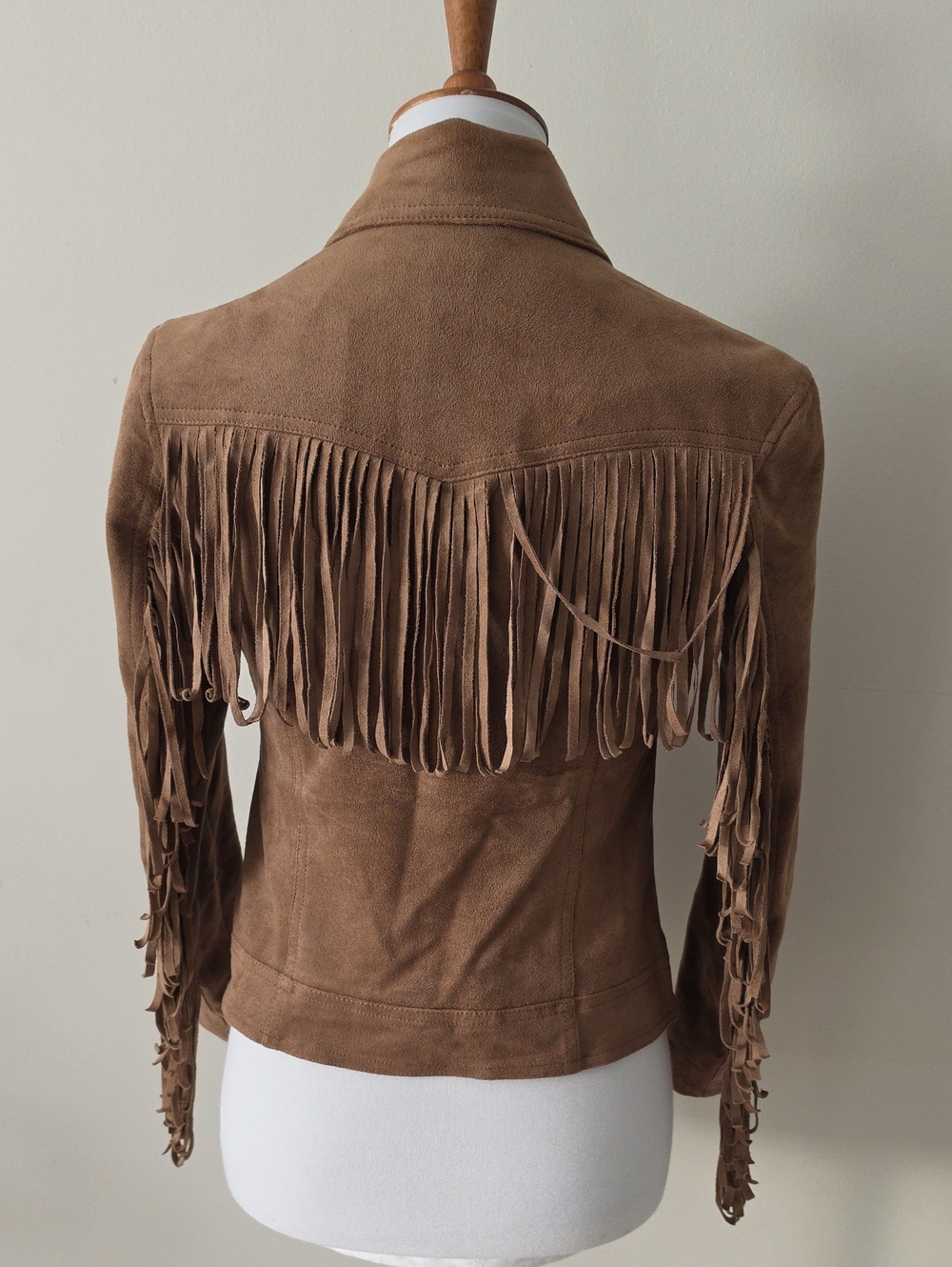 Hollister Women’s Brown Suede Fringe Jacket